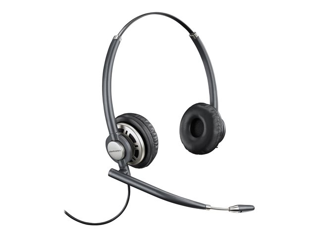 Poly EncorePro 720 Binaural Headset +Quick Disconnect EMEA - INTL English - Euro plug - Replaces Poly SKU 78714-102