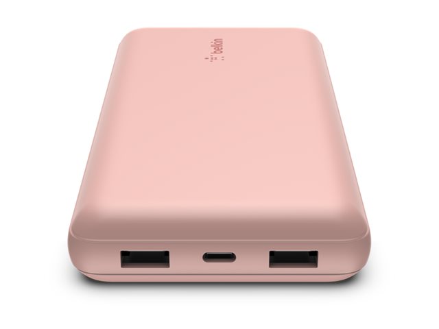 20K Power Bank USB-A / C 15w Rose Gold