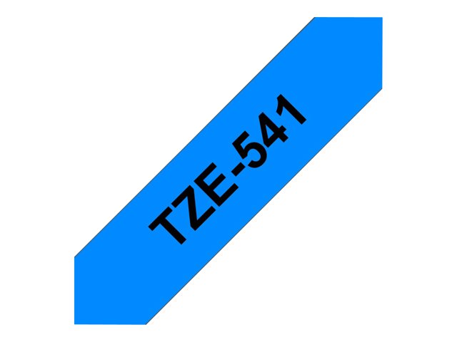 Brother TZe-541 - Self-adhesive - black on blue - Roll (1.8 cm x 8 m) 1 cassette(s) laminated tape - for Brother PT-P750, P950, P-Touch PT-D800, E310, P900, P950, P-Touch Cube Plus PT-P710