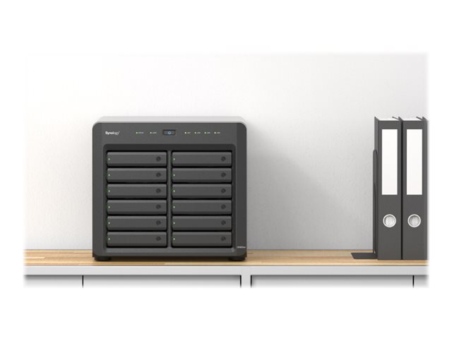 Synology Disk Station DS3622XS+ - NAS server - 12 bays - SATA 6Gb/s - RAID RAID 0, 1, 5, 6, 10, JBOD, RAID F1 - RAM 16 GB - Gigabit Ethernet / 10 Gigabit Ethernet - iSCSI support