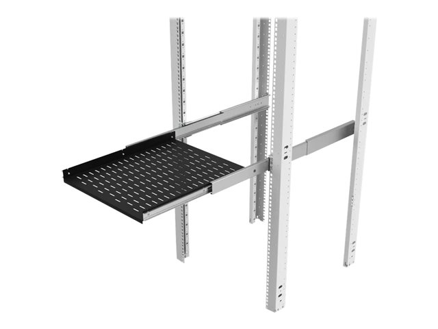 Telescopic 19-inch shelf 50KG D700 Black