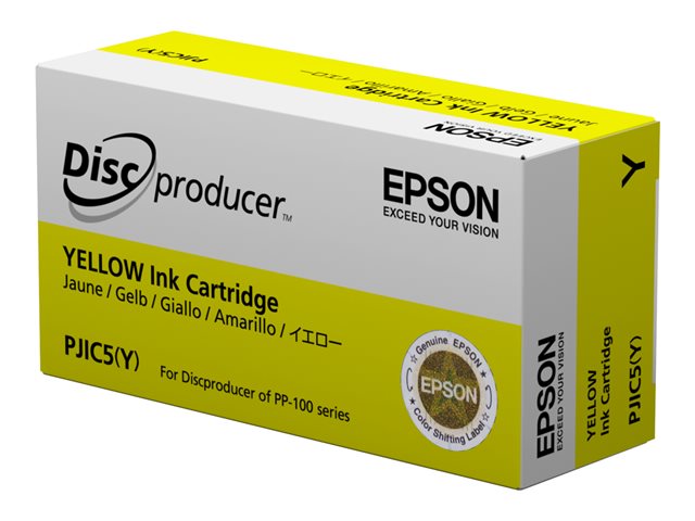 Epson Discproducer PJIC7(Y) - Yellow - original - ink cartridge - for Discproducer PP-100, PP-100AP, PP-100II, PP-100IIBD, PP-100III, PP-100N, PP-100NII