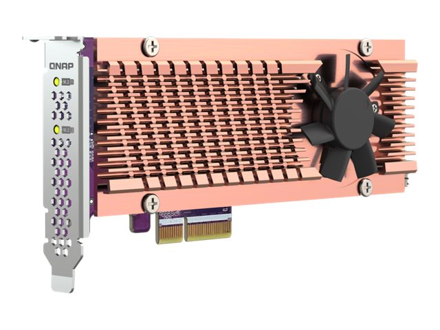 QNAP QM2-2P-344 - Storage controller - M.2 - PCIe - low profile - PCIe 3.0 x4 - for QNAP QGD-1600