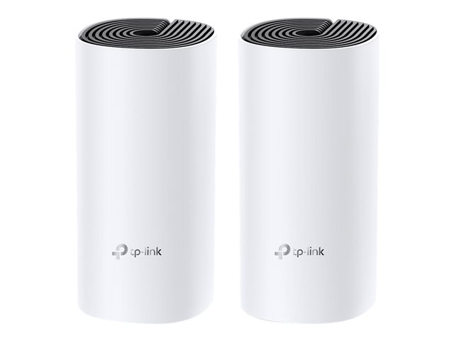 TP-Link DECO M4 - V2 - - Wi-Fi system - (2 routers) - up to 3,800 sq.ft - mesh - 1GbE - Wi-Fi 5 - Dual Band