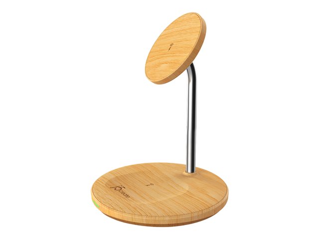 Wood Grain 2-in-1 Magnetic Wireless Char