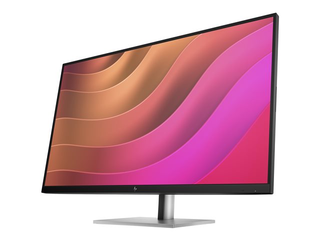 HP E32K G5 - E-Series - LED monitor - 31.5\" - 3840 x 2160 4K UHD (2160p) @ 60 Hz - IPS - 350 cd/m² - 1000:1 - 5 ms - HDMI, DisplayPort, USB-C - speakers - black head, black and silver (stand)