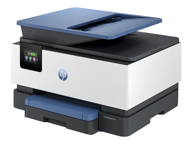 HP Officejet Pro 9125e All-in-One - Multifunction printer - colour - ink-jet - Legal (216 x 356 mm) (original) - A4/Legal (media) - up to 21 ppm (copying) - up to 22 ppm (printing) - 250 sheets - 33.6 Kbps - Wi-Fi(ac), LAN, USB 2.0, USB 2.0 host, Bluetooth - Crater Lake blue