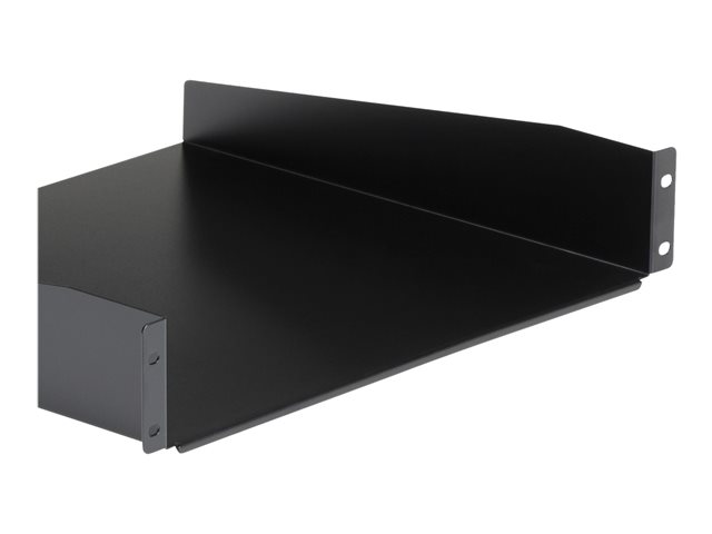 StarTech.com 2U Fixed Server Rack Mount Shelf, 16in Deep Steel Universal Cantilever Tray for 19\" AV/Data/Network Equipment Rack with Cage Nuts & Screws, 44lbs Weight Capacity, 60\" Deep - 2U Network Rack Shelf (CABSHELF) - Rack shelf - for P/N: RACK-18U-20-WALL-OA, RACK-21U-20-WALL-OA, RACK-24U-20-WALL-OA, RK12OD2, RK3236BKF