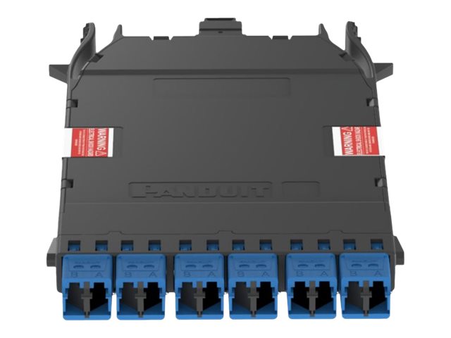 Panduit HD Flex - Pre-terminated fibre optic cassette - LC SM X 12 - blue