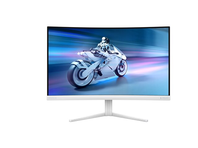 Philips Evnia 5000 27M2C5201L - LED monitor - gaming - curved - 27\" - 1920 x 1080 Full HD (1080p) @ 180 Hz - Fast VA - 3000:1 - HDR10 - 0.5 ms - 2xHDMI, DisplayPort - white