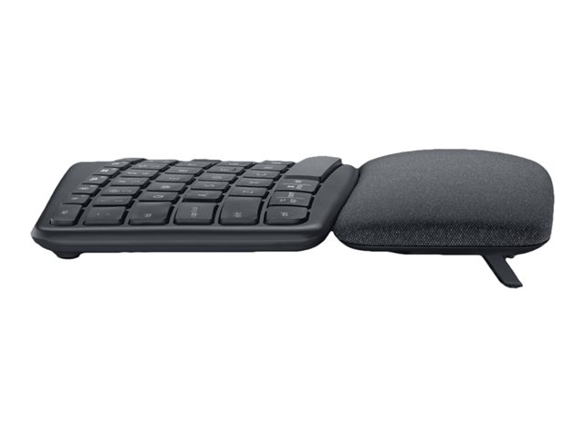 Logitech ERGO K860 - Keyboard - wireless - 2.4 GHz, Bluetooth 5.0 - AZERTY - French - graphite