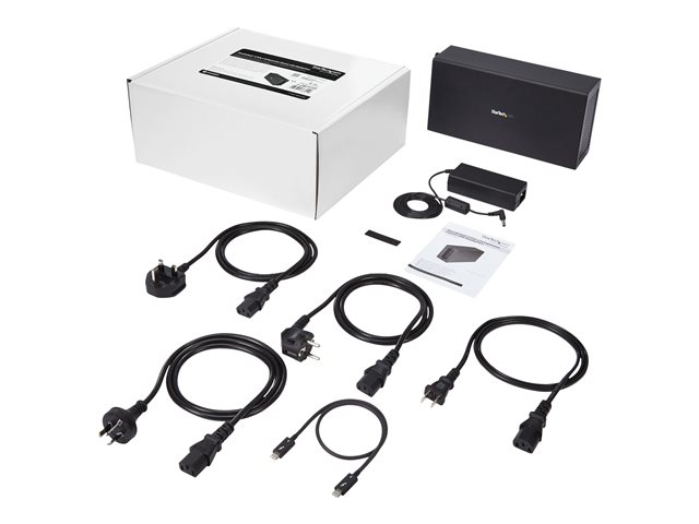 StarTech.com Thunderbolt 3 PCIe Expansion Chassis, External Enclosure Box with 1x PCI-Express Slot, 5K/4K Output Via TB3/DP Ports, TAA - System bus extender - DP - 65 Watt - for P/N: TB3DK2DPM2, TB3DOCK2DPPD, TB3DOCK2DPPU