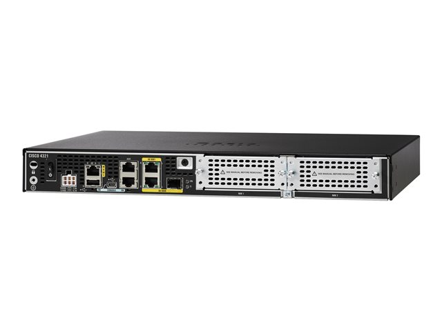 Cisco Integrated Services Router 4321 - Voice Security Bundle - router 1GbE - WAN ports: 2 - rack-mountable - refurbished