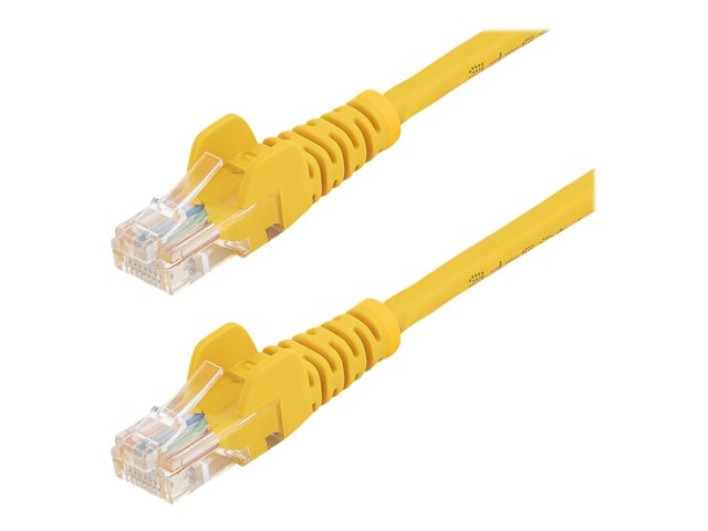 StarTech.com 3m Yellow Cat5e / Cat 5 Snagless Patch Cable - Patch cable - RJ-45 (M) to RJ-45 (M) - 3 m - UTP - CAT 5e - molded, snagless - yellow