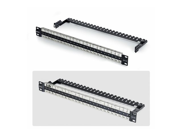 48 Port 1U Blank Keystone Patch Panel