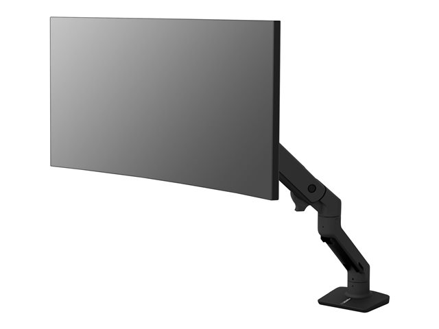 Ergotron HX - Mounting kit (articulating arm, desk clamp mount, extender arm, grommet mount, pivot) - Constant Force Technology - for LCD display/ curved LCD display - matte black - screen size: up to 49\"