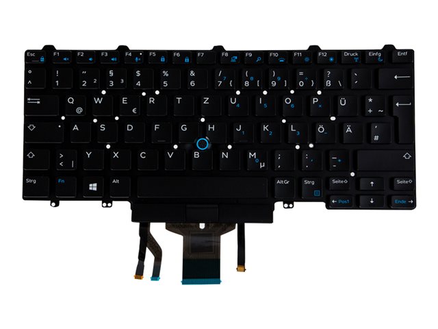 N/B KBD - Latitude E7440 German Layout 84 Key (Backlit)