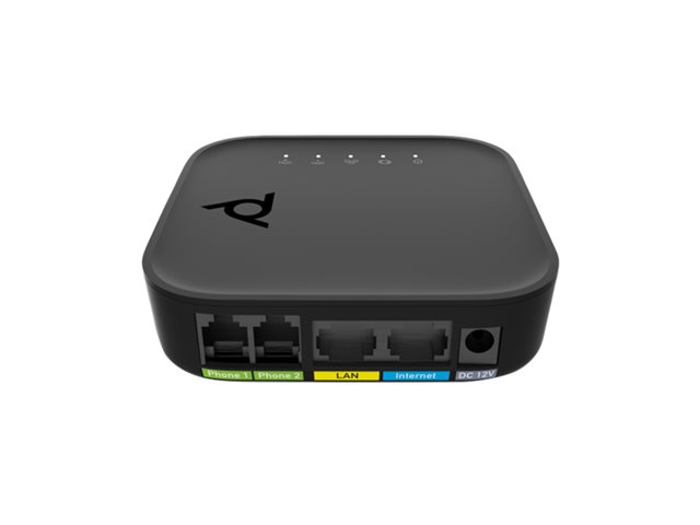 Poly ATA 402 2FXS Voice Port VoIP Adapter with Open SIP and Power Supply No - Replaces Poly SKU 2200-87950-125