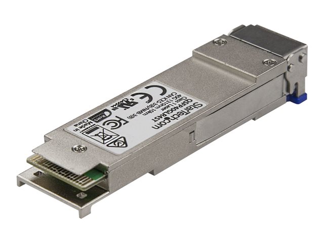 StarTech.com Arista Networks QSFP-40G-LR4 Compatible QSFP+ Module, 40GBASE-LR4, 40GbE Single Mode (SMF) Fiber Optic Transceiver, 40GE Gigabit Ethernet QSFP+, LC 10km, 1270nm to 1330nm, DDM - Lifetime Warranty (QSFP-40G-LR4-AR-ST) - QSFP+ transceiver module (equivalent to: Arista Networks QSFP-40G-LR4) - 40 Gigabit LAN - 40GBase-LR4 - LC single-mode - up to 10 km - 1270-1330 nm