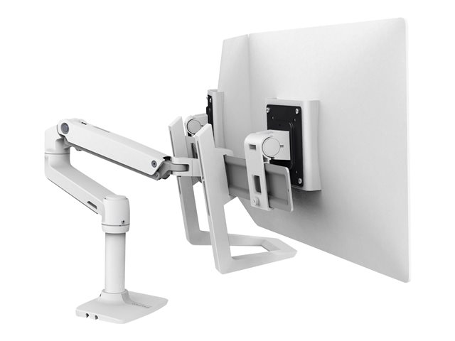 Ergotron LX - Mounting component (handle) - dual direct - white - arm mountable - for P/N: 45-489-216