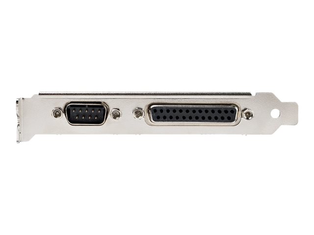 StarTech.com PCIe Card with Serial and Parallel Port, PCI Express Combo Adapter Card with 1x DB25 Parallel Port & 1x RS232 DB9 Serial Port, Expansion/Controller Card, PCIe Printer Card - Full/Standard Profile (PEX1S1P950) - Parallel/serial adapter -