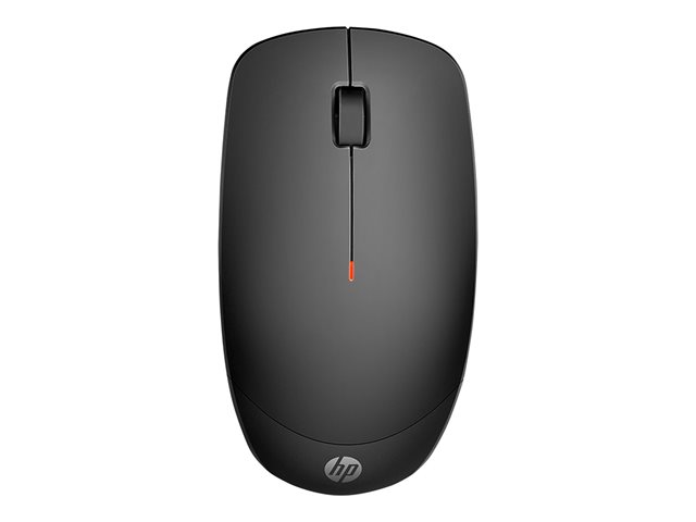HP 235 Slim - Mouse - optical - 3 buttons - wireless - 2.4 GHz - USB wireless receiver - black