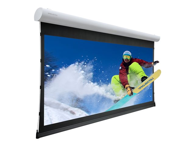 Projecta Tensioned Elpro Concept HD Wide Format - Projection screen - ceiling mountable, wall mountable - motorised - 230 V - 171.7\" (436 cm) - 16:10 - HD Progressive 1.1 - RAL 9016, traffic white