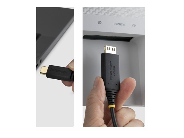 2m USB-C to HDMI Cable Gripping HDMI