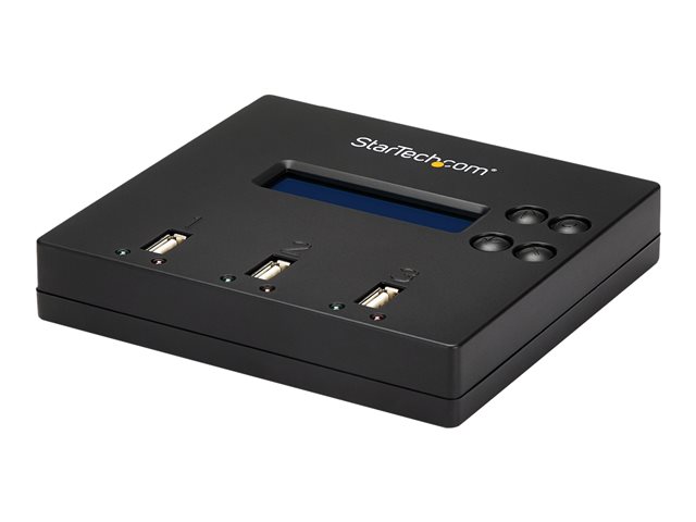 StarTech.com 1:2 Standalone USB Duplicator and Eraser - Memory Stick Cloner - USB 2.0 Flash Drive Copier / Thumb Eraser (USBDUP12) - USB drive duplicator - 2 bays - for P/N: SVA5H2NEUA