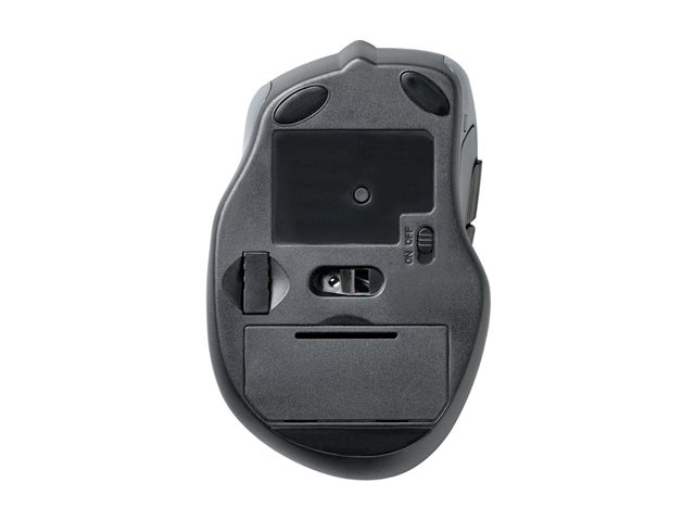 Kensington Pro Fit Mid-Size - Mouse - right-handed - optical - 6 buttons - wireless - 2.4 GHz - USB wireless receiver - black