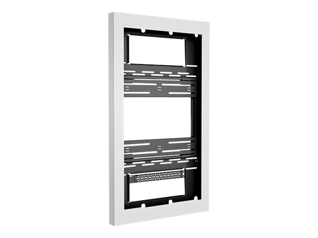 Chief LW Series Impact On-Wall Kiosk - Portrait - Enclosure - for LCD display - lockable - white - screen size: 40\" - on-wall mounted