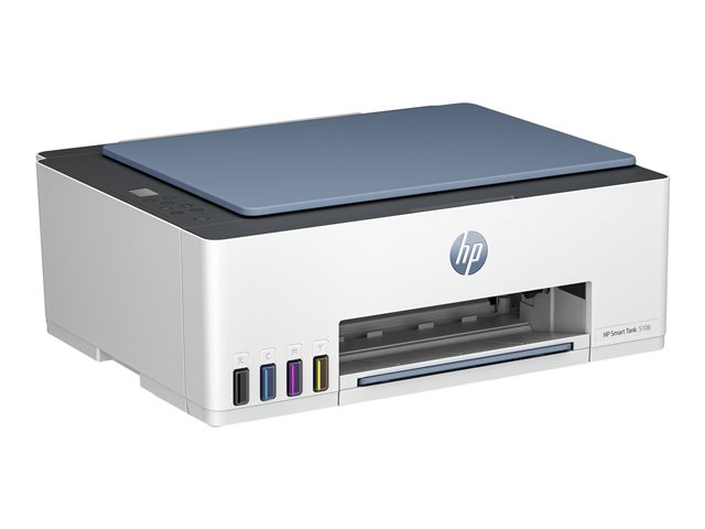 HP Smart Tank 5106 All-in-One - Multifunction printer - colour - ink-jet - refillable - Legal (216 x 356 mm) (original) - A4/Legal (media) - up to 10 ppm (copying) - up to 12 ppm (printing) - 100 sheets - USB 2.0, Wi-Fi(n), Bluetooth