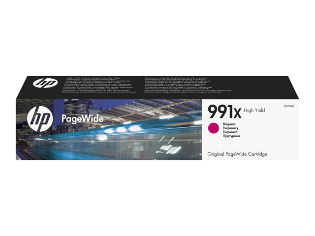 HP 991X - 187 ml - High Yield - magenta - original - PageWide - ink cartridge - for PageWide Color 755, MFP 77X, PageWide Managed P77740, P77750, PageWide Pro 750, 77X