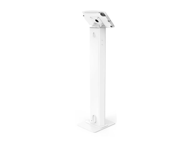 Compulocks Space BrandMe Floor Stand - Mounting kit (anti-theft enclosure, stand base) - for tablet - lockable - high-grade aluminium - white - screen size: 10.2\" - floor-standing - for Apple 10.2-inch iPad (7th generation, 8th generation)