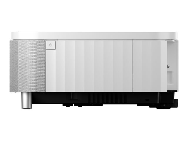 Epson EH-LS800W - 3LCD projector - 4000 lumens (white) - 4000 lumens (colour) - 3840 x 2160 (3 x 1920 x 1080) - 16:9 - 4K - ultra short-throw fixed lens - 802.11ac wireless - black / white - Android TV