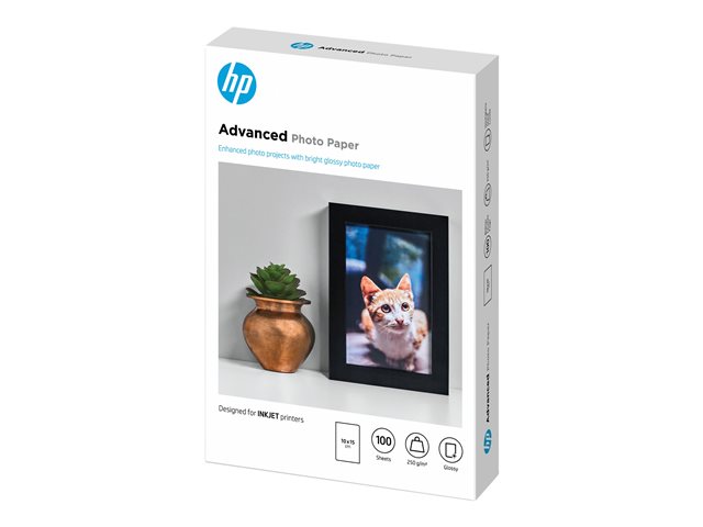HP Paper Photo/Adv Glossy 10x15 bdl 100s