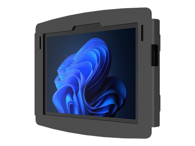 Compulocks Surface Go (1-4 Gen) Space Enclosure Wall Mount - Enclosure - for tablet - lockable - high-grade aluminium - black - screen size: 10\" - mounting interface: 100 x 100 mm - wall-mountable - for Microsoft Surface Go, Go 2, Go 2 for Business,
