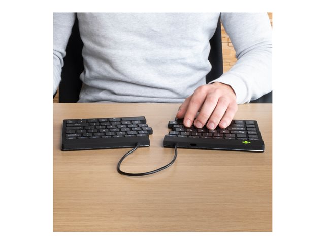 R-Go Split Break ergonomic keyboard QWER