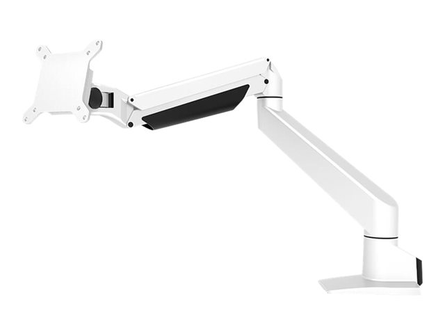 Compulocks Reach VESA Counter Top Articulating Double Jointed Monitor Arm in White - Mounting kit (monitor arm, desk clamp mount, VESA mount bracket) - articulating - for LCD display - white