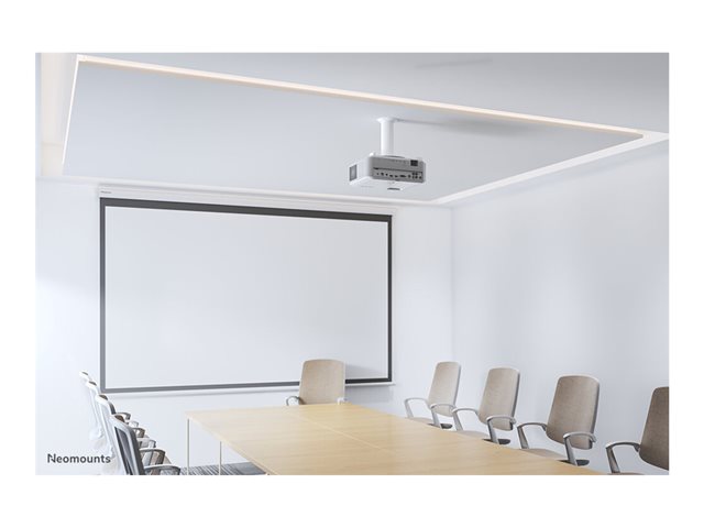 Neomounts BEAMER-C80 - Bracket - full-motion - for projector - white - ceiling mountable
