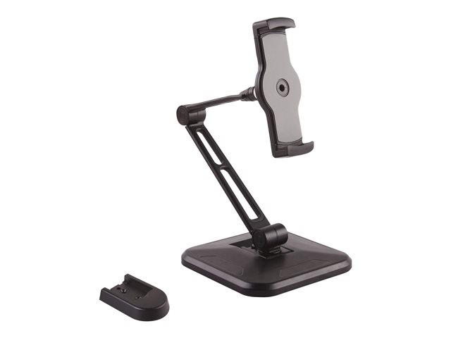 StarTech.com Universal Tablet Stand - Portable Tablet Stand w/ Optional Wallmount Base - Adjustable Pivoting Tablet Stand (ARMTBLTDT) - Mounting kit (wall plate, stand base, knob, base cover) - adjustable arm - for tablet - aluminium, plastic - screen size: 4.7\"-12.9\" - wall-mountable - for P/N: DK30CHPH, STSCART