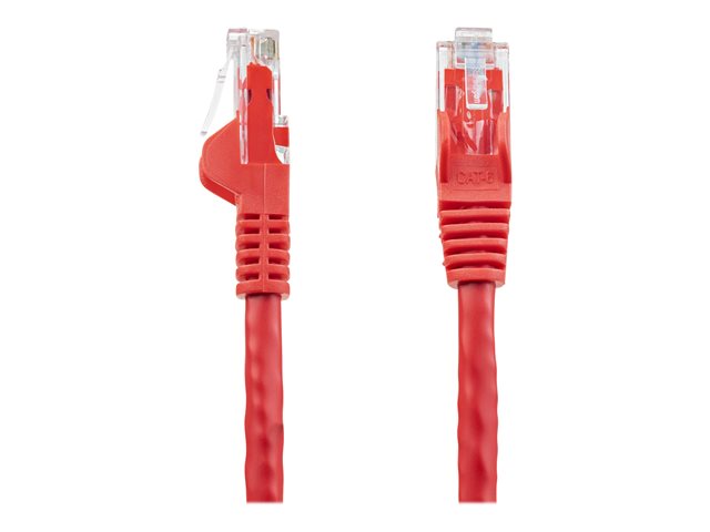 15 ft Red Snagless Cat6 UTP Patch Cable
