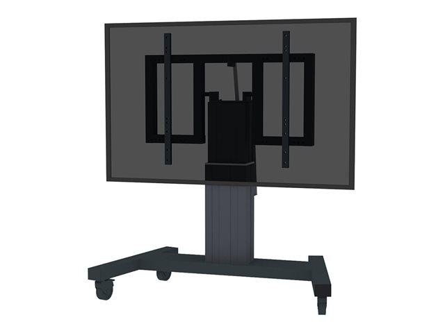 Neomounts PLASMA-M2550T - Cart - motorised - for flat panel / AV equipment - black, RAL 9005 - screen size: 42\"-100\"