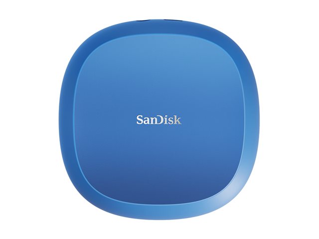 SanDisk Creator DESK DRIVE - SSD - 4 TB - external (desktop) - USB 3.2 Gen 2 (USB-C connector) - blue gradient