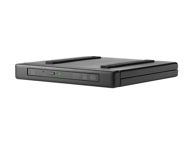 HP - Disk drive - DVD±RW (±R DL) / DVD-RAM - 8x/8x/5x - SuperSpeed USB 3.0 - external - jack black - for Elite 600 G9, 800 G9, EliteDesk 800 G3, EliteOne 800 G8, Pro 260 G9, ProDesk 405 G8
