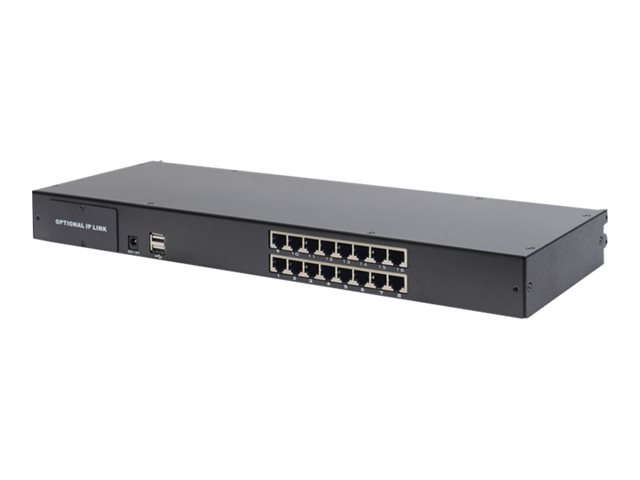 19IN LCD KVM Console 16-Port Cat 5