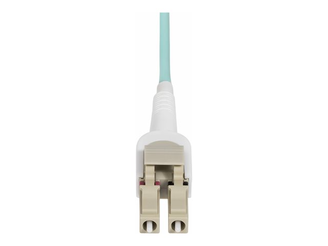 StarTech.com 5m (15ft) LC to LC (UPC) OM4 Switchable Fiber Optic Cable 50/125�m, 100G Networks, Toolless Polarity Switching, Low Insertion Loss - LSZH Fiber Patch Cord (450FBLCLC5SW) - Patch cable - LC/UPC multi-mode (M) to LC/UPC multi-mode (M) - 5