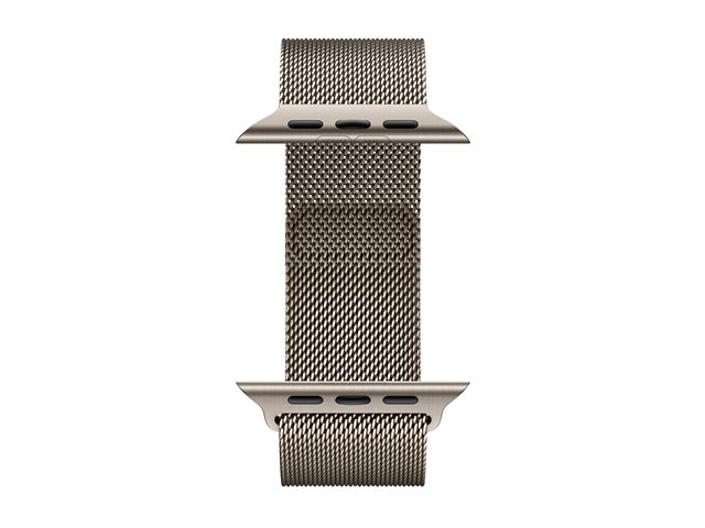 Apple Watch Series 11 GPS + Cellular 46mm Natural Titanium Case with Natural Milanese Loop - M/L