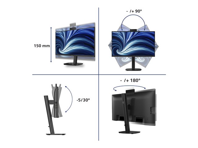 24\" FHD 120Hz HAS USB 2x2W
