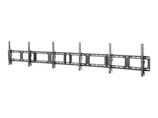 Neomounts NS-WMB300 - Bracket - for 3 LCD displays - black - screen size: 40\"-52\" - wall-mountable